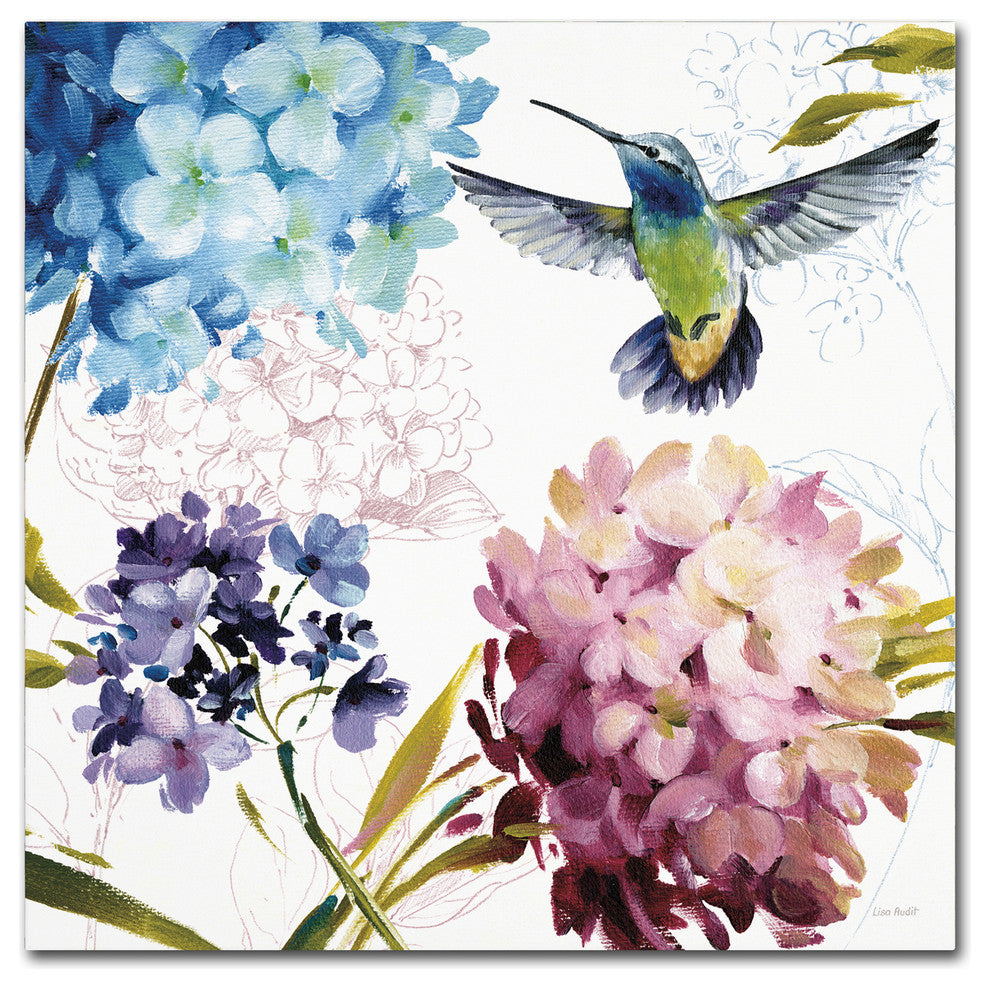 'Spring Nectar Square III' Canvas Art by Lisa Audit