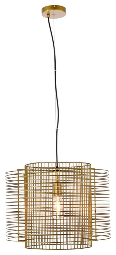 Delvin 1-Light Brass Pendant
