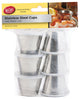 Tablecraft H5069 Dipping Cups with Lids, Silver, 15 Oz