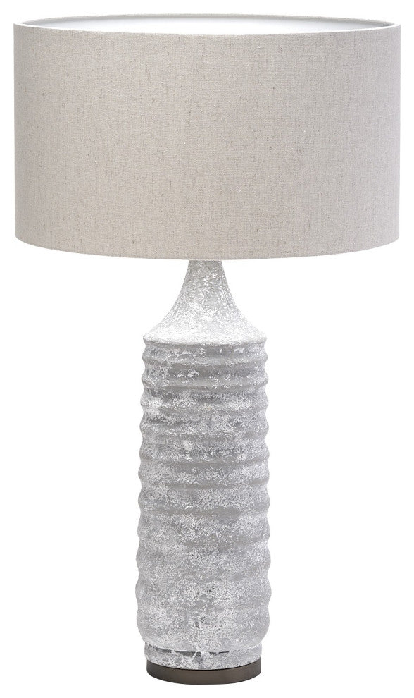 Groovy Gray Concrete Base Table Lamp