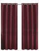 Prairie Blackout Weave Embossed Grommet Curtain, Burgundy, 52"x63" Single