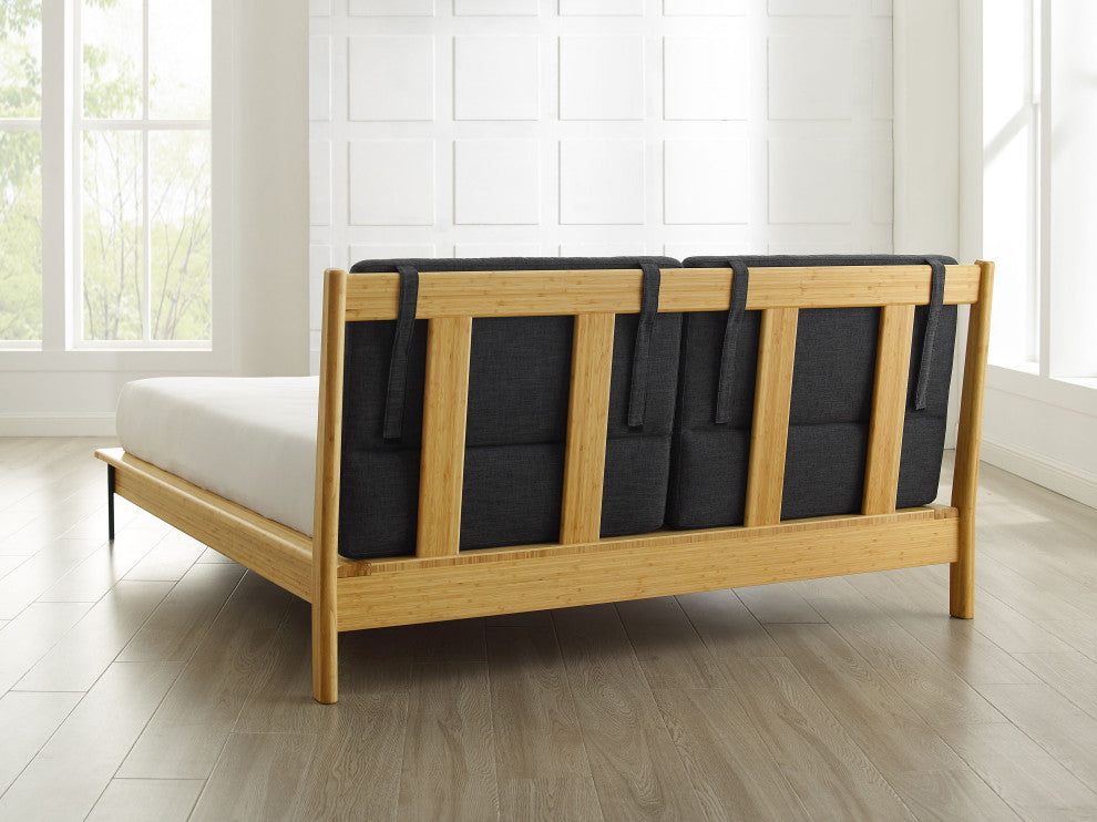 Santa Cruz Platform Bed With Fabric, King