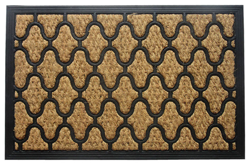 Amber Home Goods Lattice Floor Mat, 30"x18"