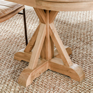 Maxwell Oval Pine Dining Table by Kosas Home, Brown