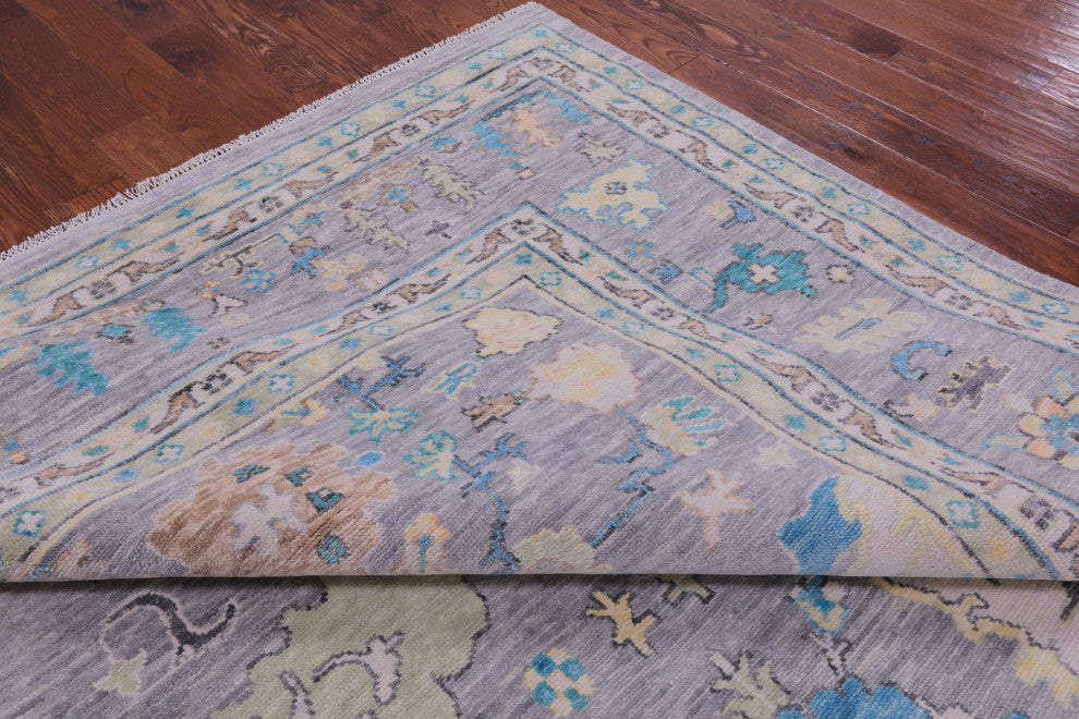 10' 1" X 14' 3" Turkish Oushak Hand-Knotted Rug - Q15639