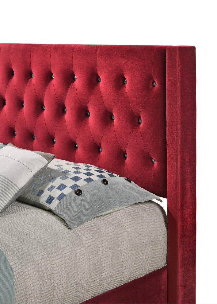 Bergen King Bed, Cherry