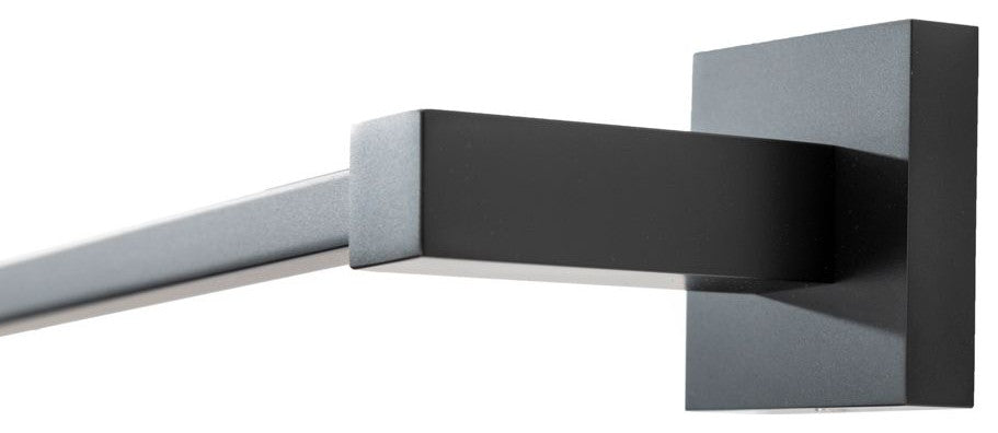 Italia TR6301 Trieste Matte Black 24" Towel Bar