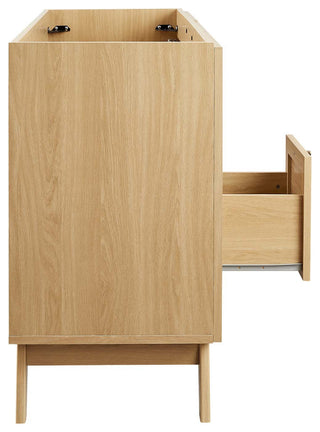 Soma 48" Single or Double Sink Compatible Bathroom Vanity Cabinet - Oak