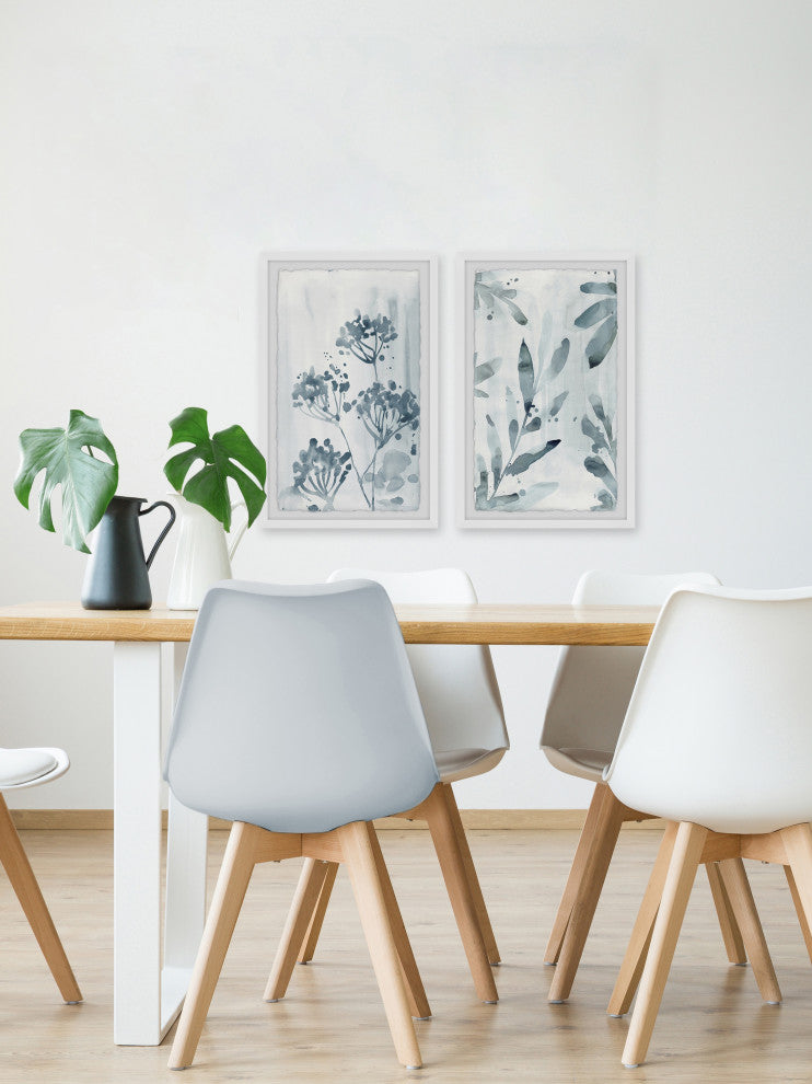 Mystery Blooms Diptych, 32"x24"