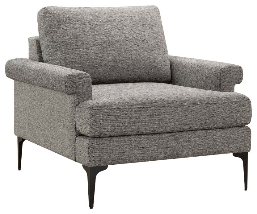 Fredrick Fabric Chair, Gray