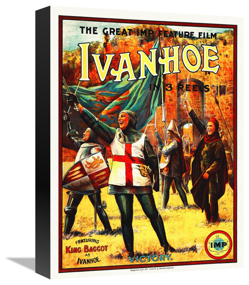 "Ivanhoe" Stretched Canvas Giclee by Hollywood Photo Archive, 12"x16"