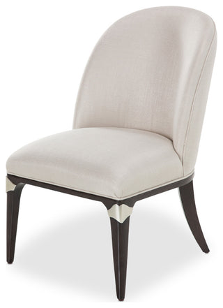 Paris Chic Vanity/Desk Chair - Oyster/Espresso