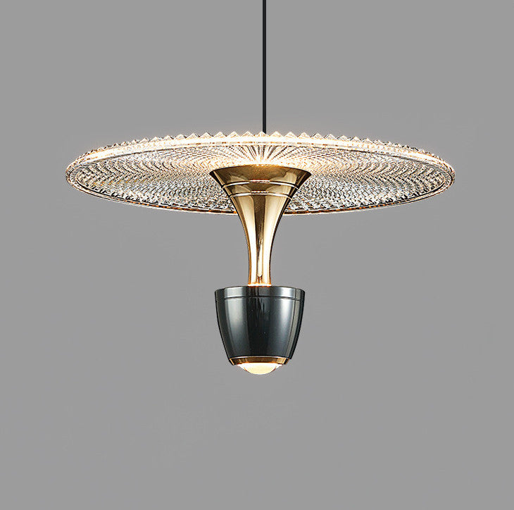 MIRODEMIÂ® Engelberg | Chandelier in the Shape of Art Flower Umbrella, Black, Cool Light