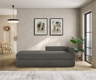 Kennedy Upholstered Bench, Gray, Chenille Fabric