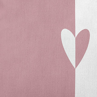 Modern Heart Decorative Throw Pillow, Romantic Purple, 16"x16"