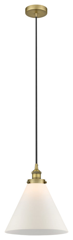 Innovations 616-1PH-BB-G41-L 1-Light Mini Pendant, Brushed Brass