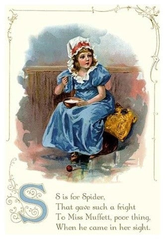 S is for Spider- Fine Art Giclee Print 24" x 36"