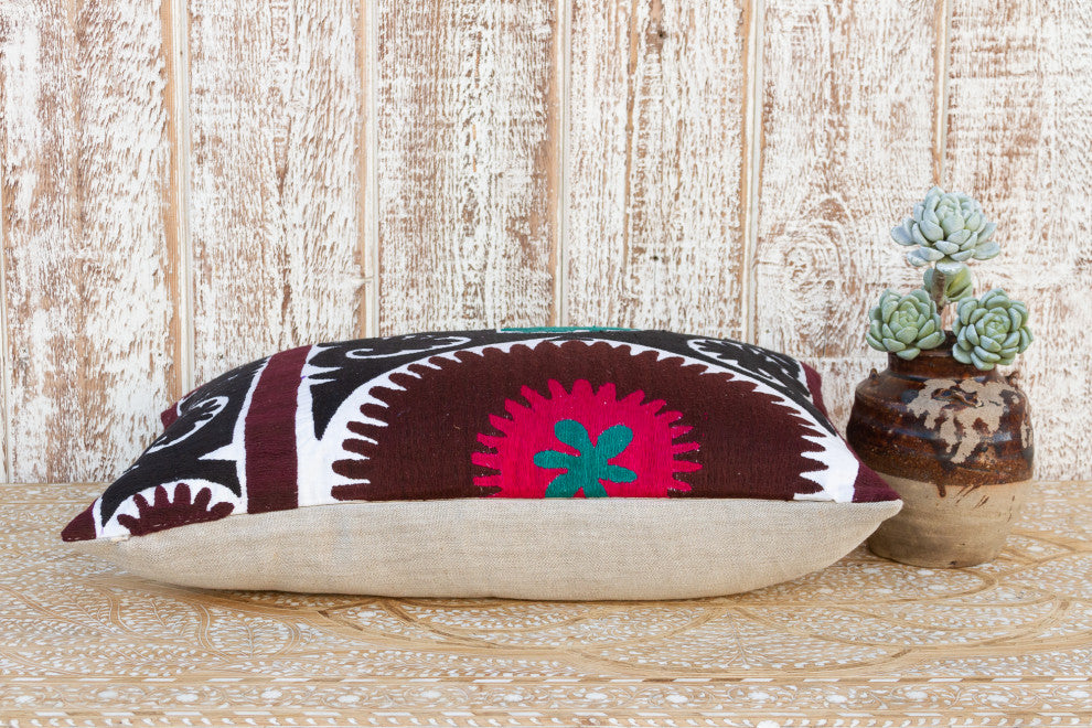 Zara Gul Suzani Lumbar Pillow