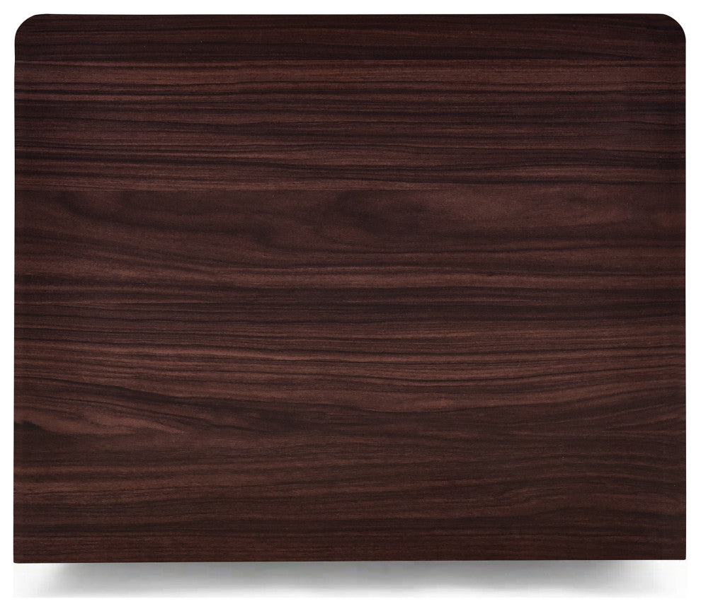 Titeca Contemporary 2 Drawer Nightstands, Set of 2, Wenge