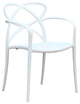 Modern Classics Script Dining Chair, White