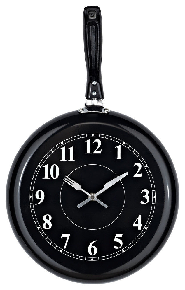 Modern Contemporary Living Room Wall Clock Black