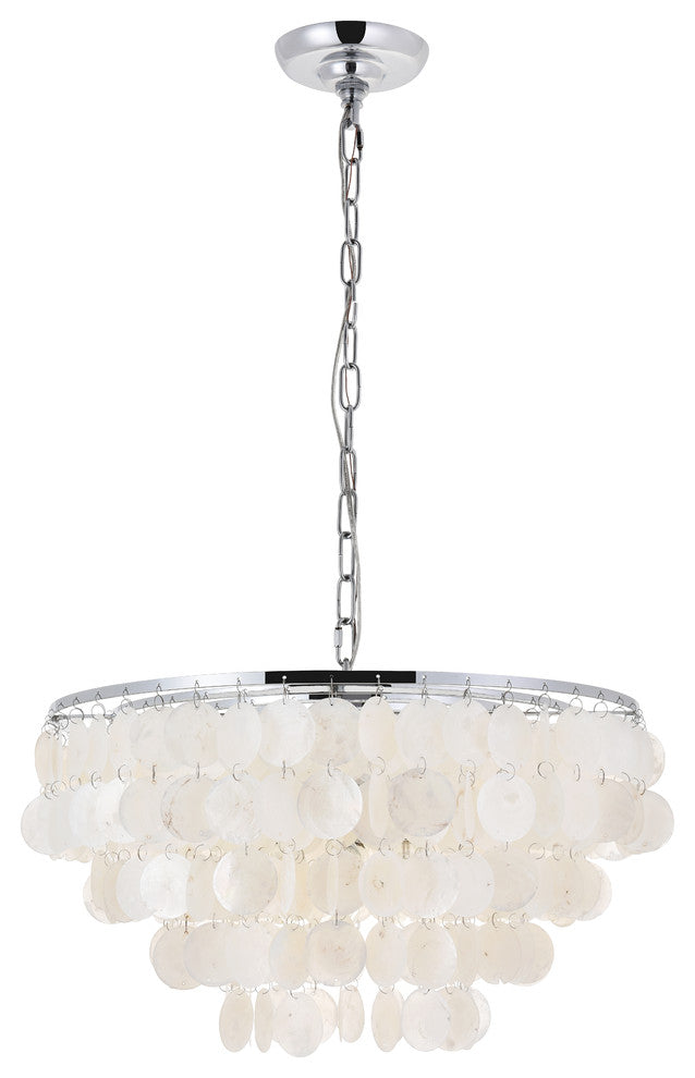 Chrome Finish 4-Light Pendant