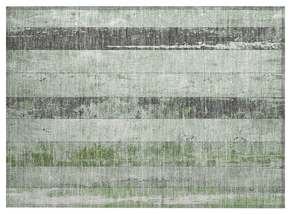 Machine Washable Indoor/Outdoor Chantille ACN1868 Aloe 1'8" x 2'6" Rug