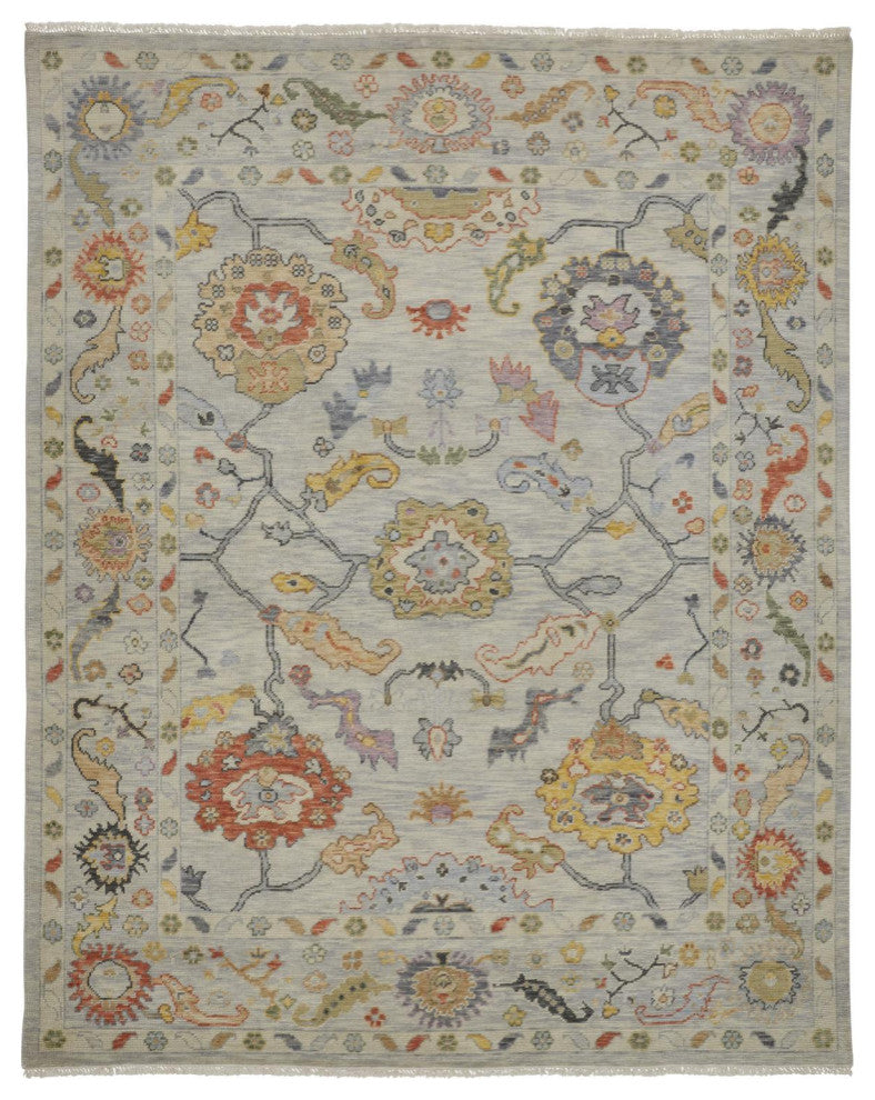 Weave & Wander Larson Multi 9'6"x13'6" Hand Knotted Area Rug