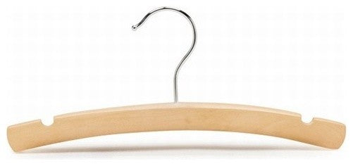 Natural Wooden Baby Hanger 10", Set of 25