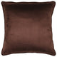 Pillow Decor - Sedona Microsuede Chocolate Brown Throw Pillow, 20"x20"