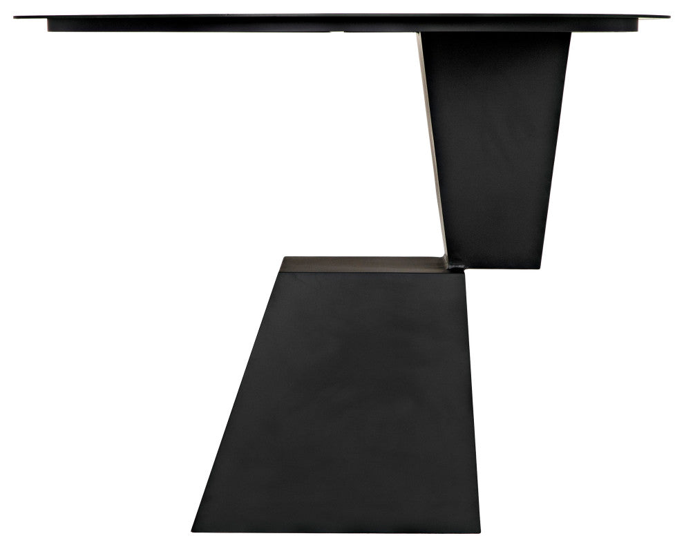 Round Pieta Table, Black Steel