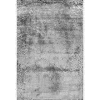 Nuloom Drummond Shag Area Rug, Grey 5'x7'