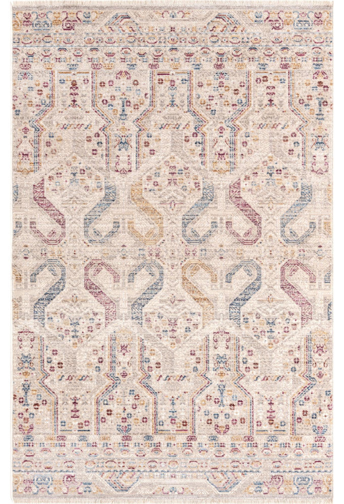Unique Loom Congruence Deepa Rug, Ivory, 3'3"x5'