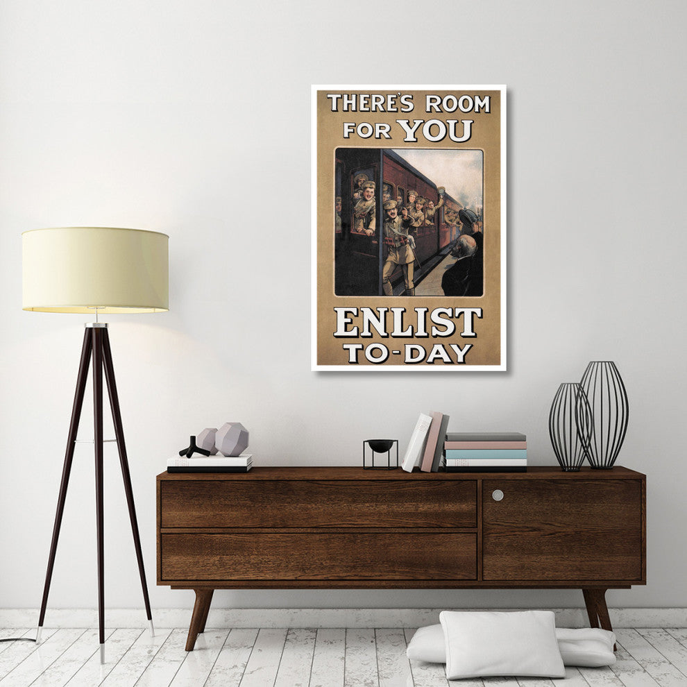 "WWI: There's Room for You: Enlist Today" Paper Print by W.A. Fry, 34"x50"