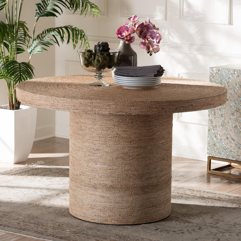 Tessa Natural Brown Dining Table