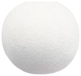 Boba Round Pillow, Cream Vegan Shearling, 9"