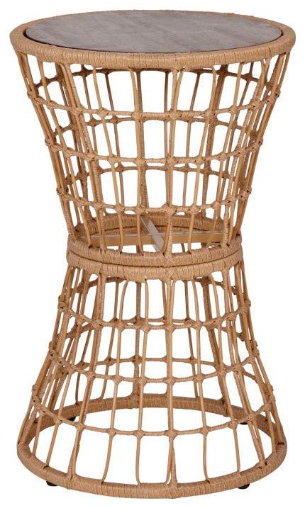 Devon 3-Piece Patio Bistro Set, 2 Chairs w/Seat Cushions, Acacia Wood Top Table,