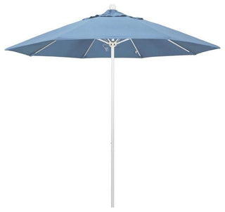 9' Venture Series Patio Umbrella With Sunbrella 1A Air Blue Fabric
