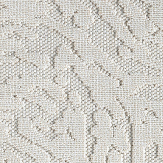 Nimes Topo Relief Area Rug, Ivory, 3'3"x5'