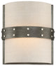 Garrett 1-Light Wall Sconce, Weathered Iron