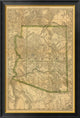 "Arizona, 1879" Framed Canvas Giclee by Unknown, 27x40"
