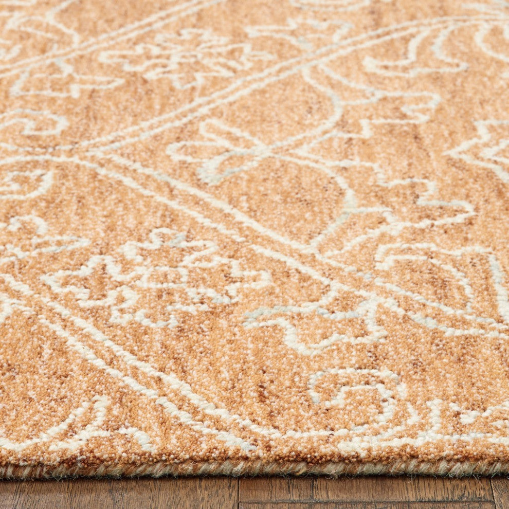 9" x 12" Rustic Floral Paradise Area Rug