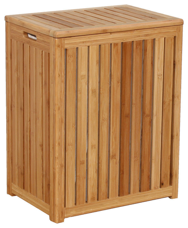 Oceanstar Spa-Style Bamboo Laundry Hamper