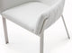 Modrest Robin Modern White Bonded Leather Dining Chair