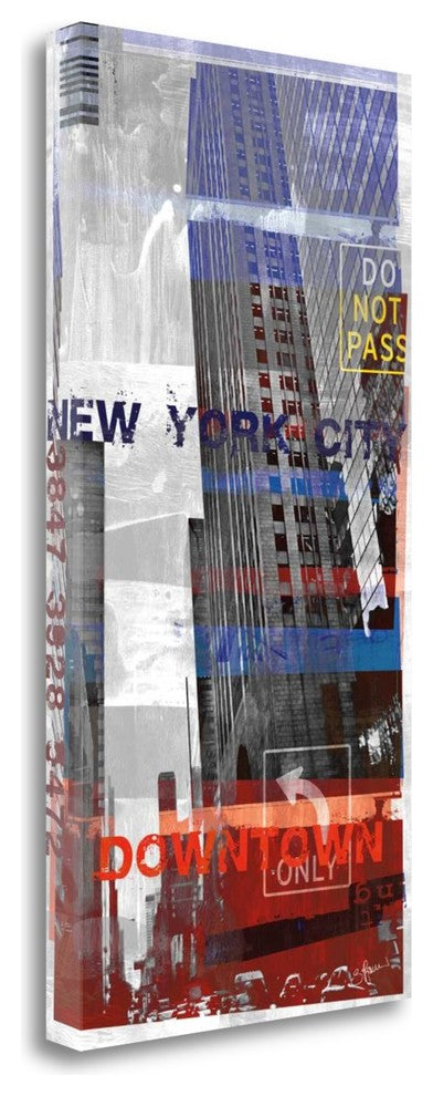 "New York Sky II" By Sven Pfrommer, Giclee Print on Gallery Wrap Canvas