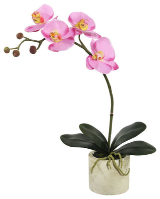 20" Potted Orchid Lavender