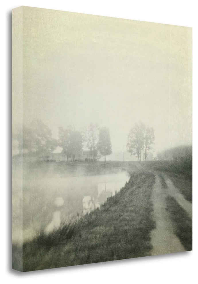 "Foggy Sunrise" By Dawn D. Hanna, Giclee Print on Gallery Wrap Canvas