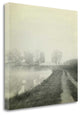 "Foggy Sunrise" By Dawn D. Hanna, Giclee Print on Gallery Wrap Canvas