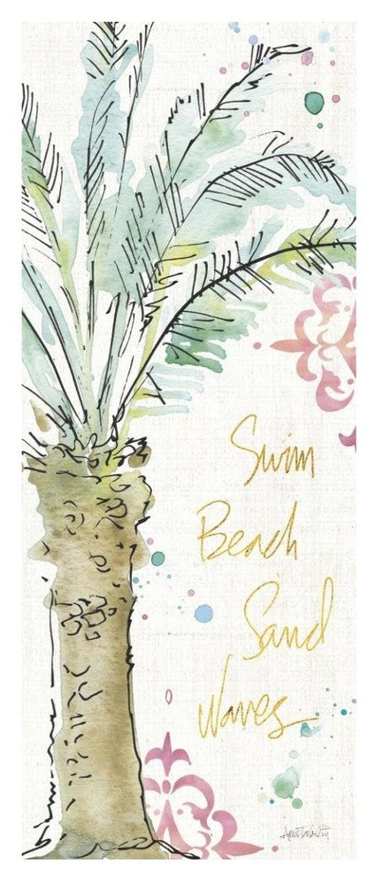 "Palm Passion VI" Digital Paper Print by Anne Tavoletti, 22"x52"