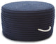 Colonial Mills Pouf Simply Home Solid Pouf Navy Round